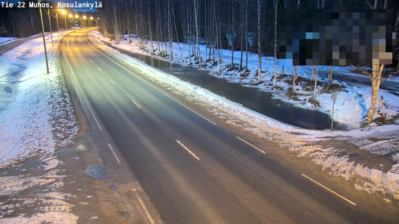 Kelikamerat Kuva Tie 22 Muhos, Kosulankylä, Muhos, Pohjois-Pohjanmaa