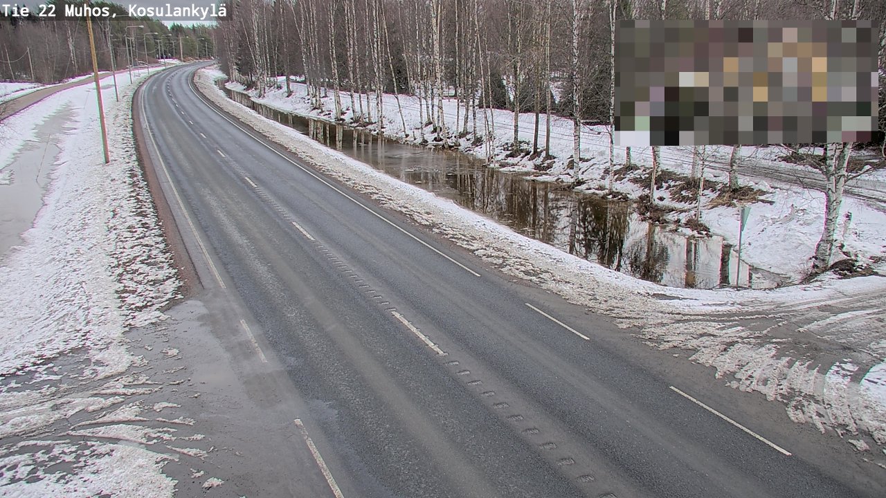 Kelikamerat Kuva Tie 22 Muhos, Kosulankylä, Muhos, Pohjois-Pohjanmaa