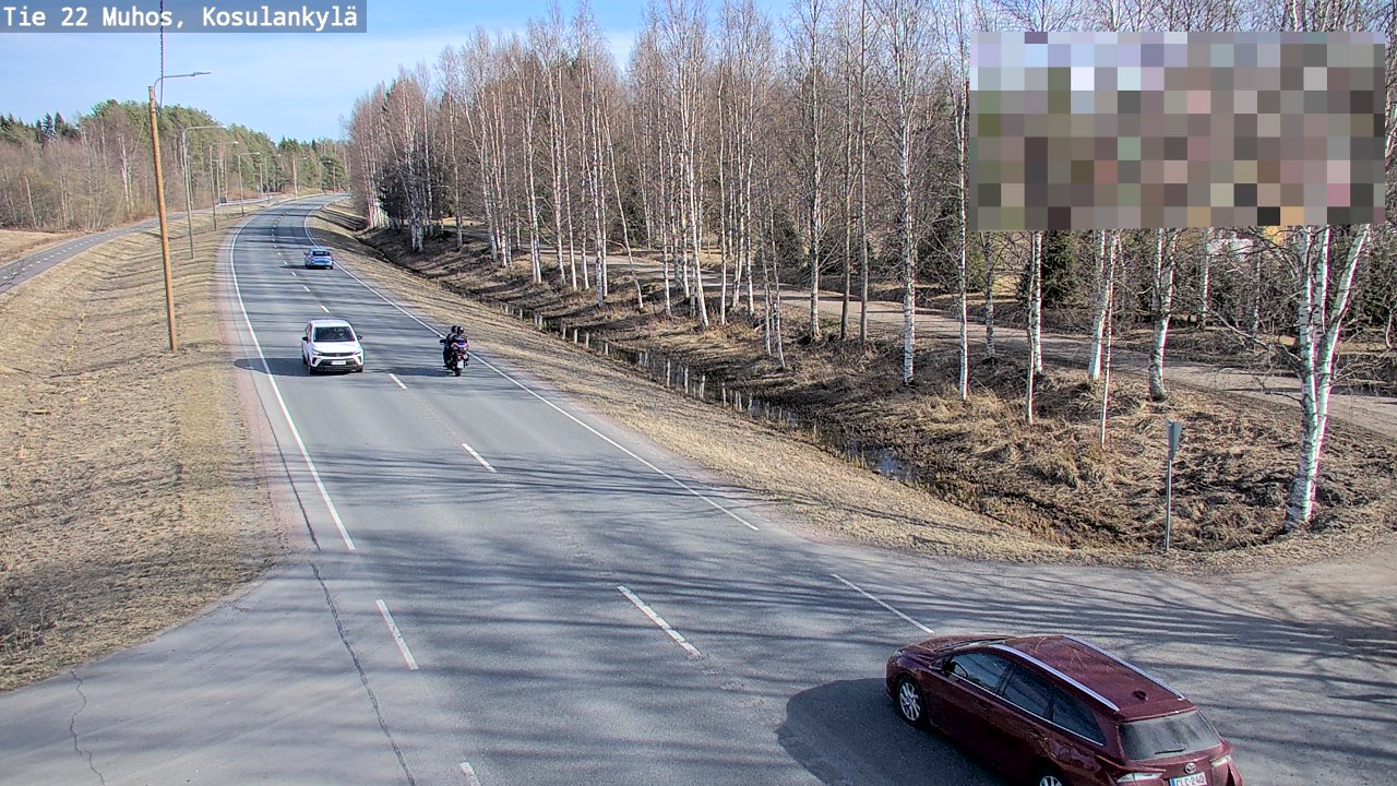 Kelikamerat Kuva Tie 22 Muhos, Kosulankylä, Muhos, Pohjois-Pohjanmaa