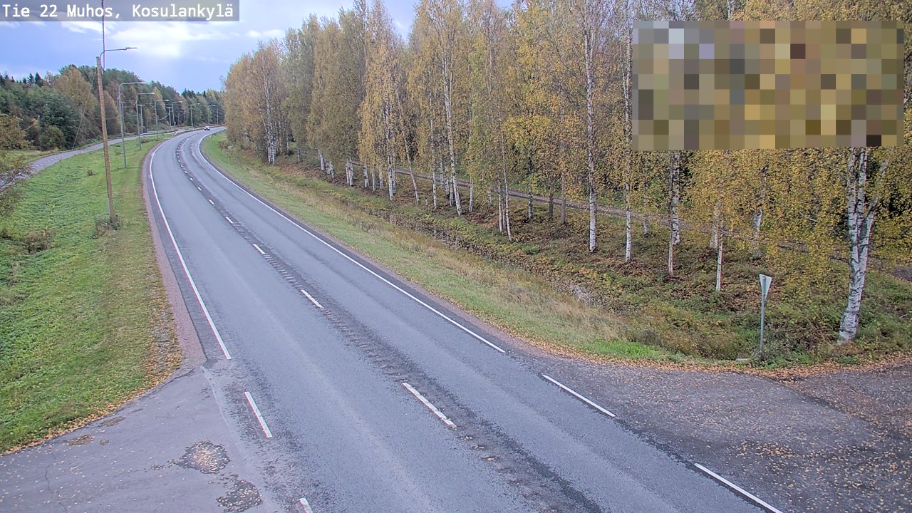 Kelikamerat Kuva Tie 22 Muhos, Kosulankylä, Muhos, Pohjois-Pohjanmaa