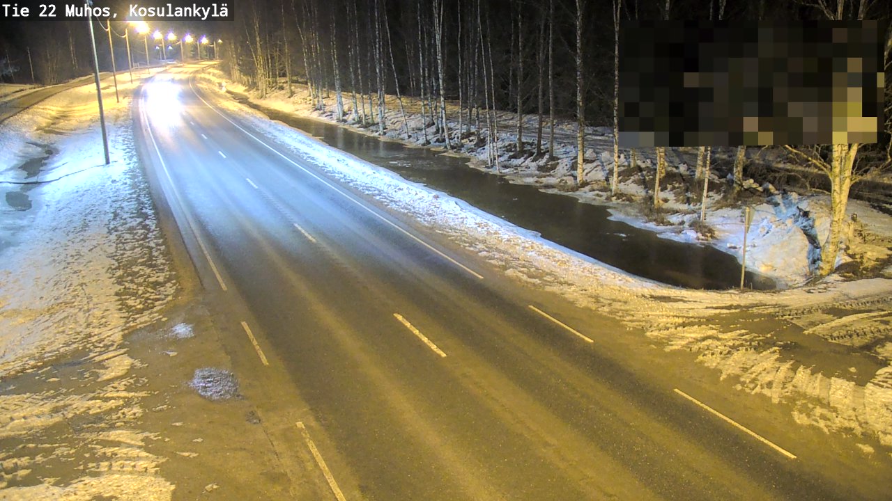 Kelikamerat Kuva Tie 22 Muhos, Kosulankylä, Muhos, Pohjois-Pohjanmaa