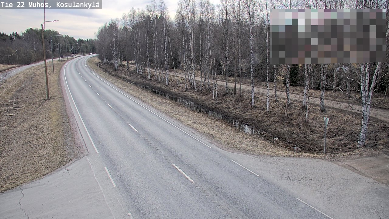 Kelikamerat Kuva Tie 22 Muhos, Kosulankylä, Muhos, Pohjois-Pohjanmaa