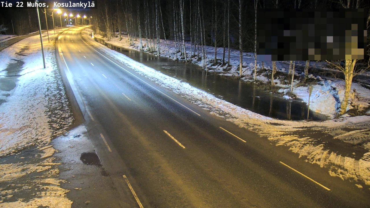 Kelikamerat Kuva Tie 22 Muhos, Kosulankylä, Muhos, Pohjois-Pohjanmaa