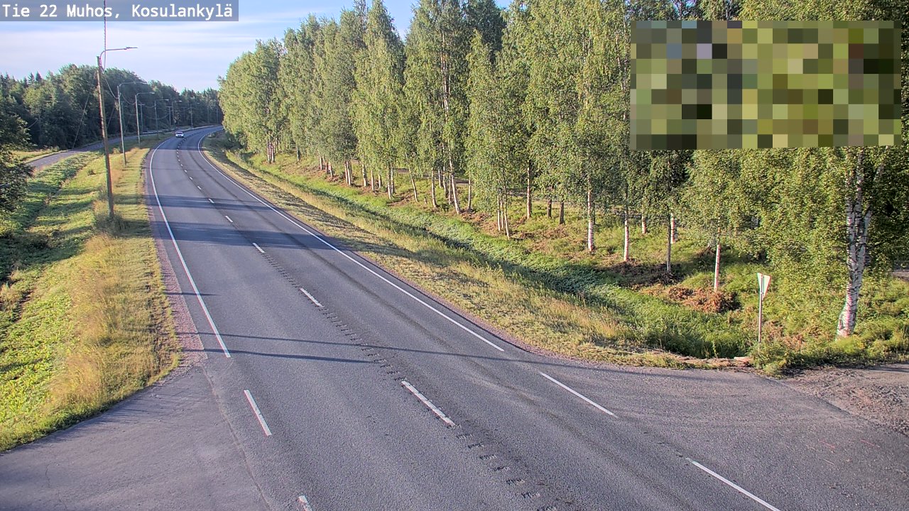 Kelikamerat Kuva Tie 22 Muhos, Kosulankylä, Muhos, Pohjois-Pohjanmaa