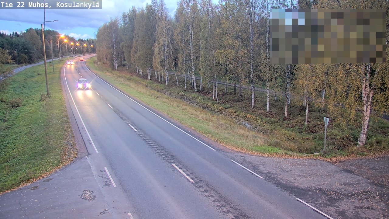 Kelikamerat Kuva Tie 22 Muhos, Kosulankylä, Muhos, Pohjois-Pohjanmaa