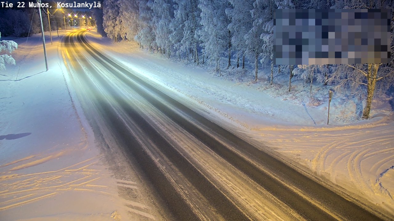 Kelikamerat Kuva Tie 22 Muhos, Kosulankylä, Muhos, Pohjois-Pohjanmaa