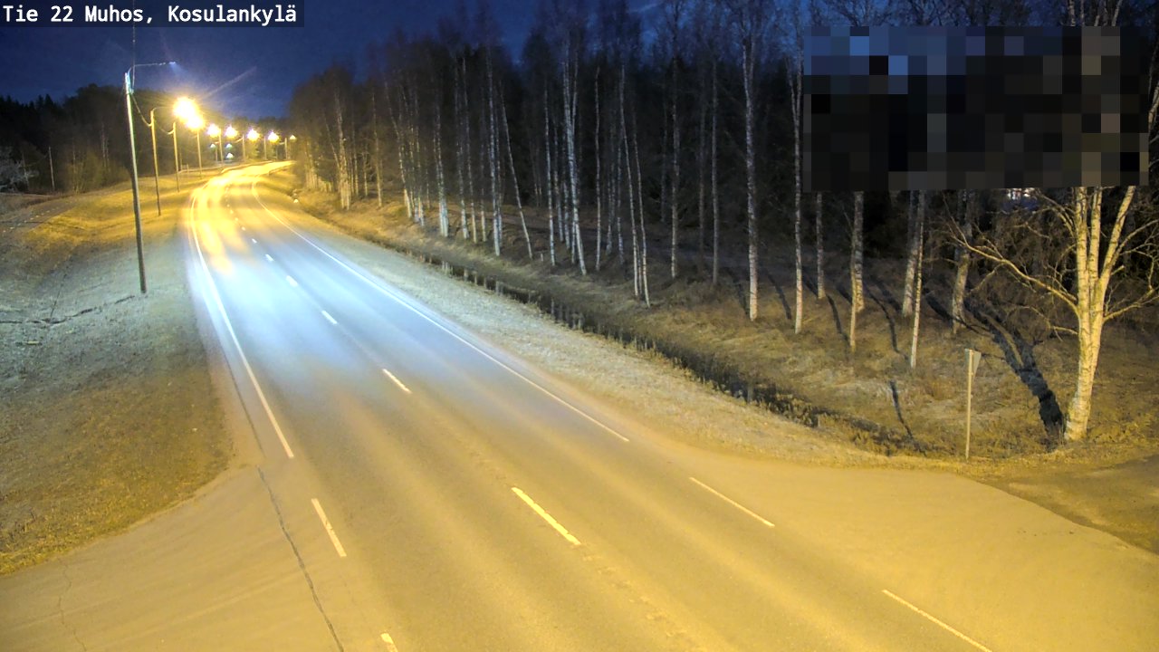 Kelikamerat Kuva Tie 22 Muhos, Kosulankylä, Muhos, Pohjois-Pohjanmaa