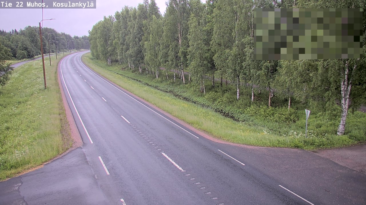 Kelikamerat Kuva Tie 22 Muhos, Kosulankylä, Muhos, Pohjois-Pohjanmaa