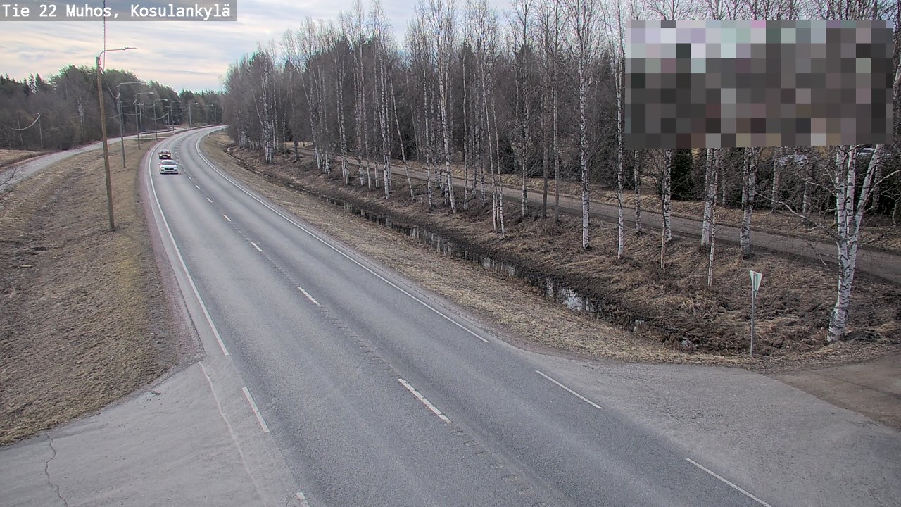 Kelikamerat Kuva Tie 22 Muhos, Kosulankylä, Muhos, Pohjois-Pohjanmaa