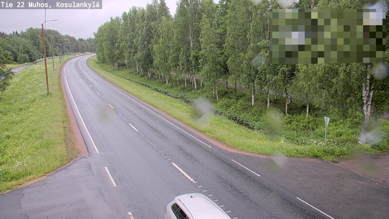 Kelikamerat Kuva Tie 22 Muhos, Kosulankylä, Muhos, Pohjois-Pohjanmaa
