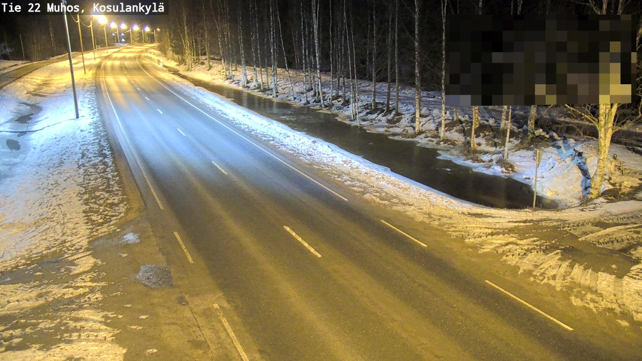 Kelikamerat Kuva Tie 22 Muhos, Kosulankylä, Muhos, Pohjois-Pohjanmaa