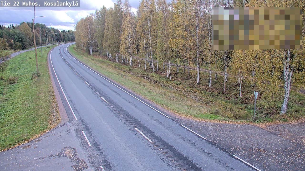 Kelikamerat Kuva Tie 22 Muhos, Kosulankylä, Muhos, Pohjois-Pohjanmaa
