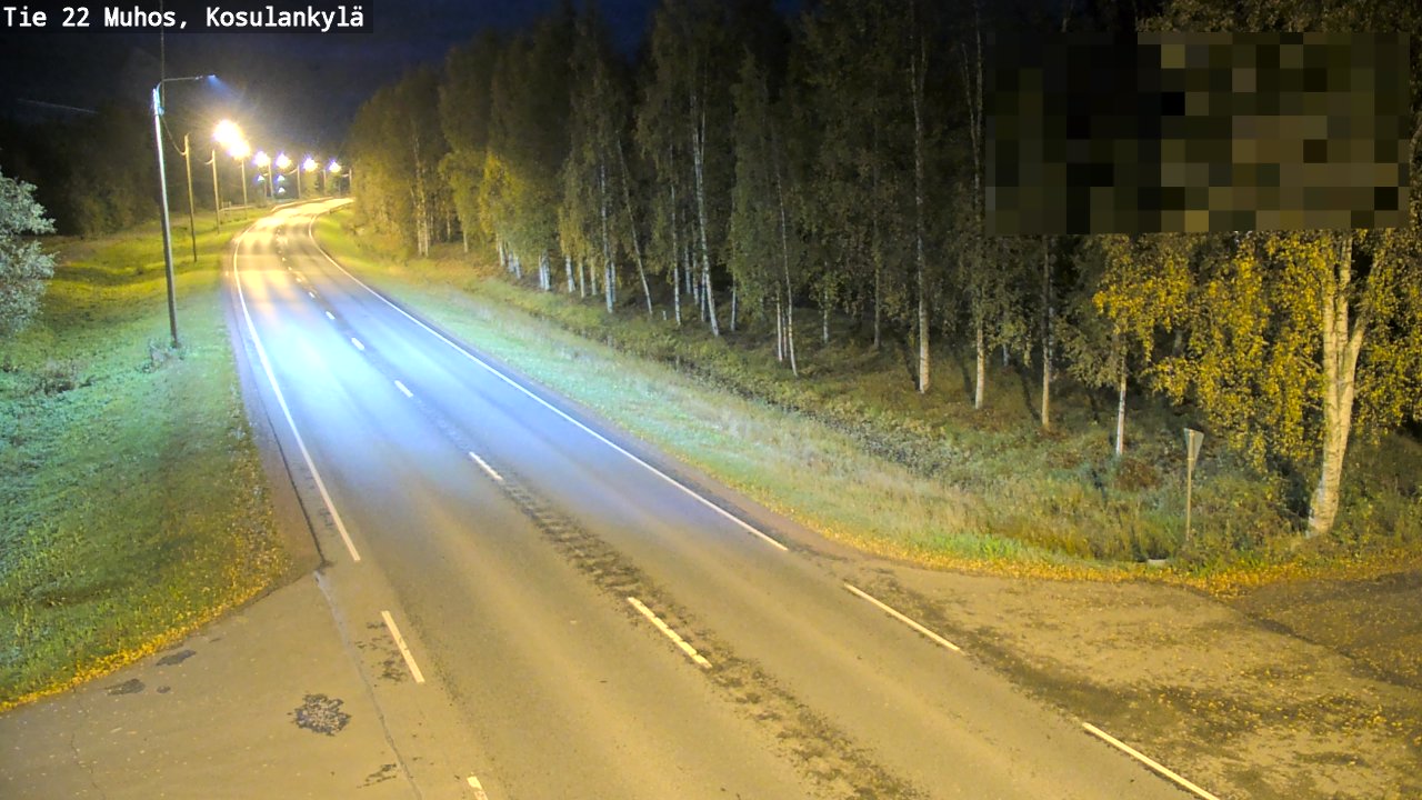 Kelikamerat Kuva Tie 22 Muhos, Kosulankylä, Muhos, Pohjois-Pohjanmaa