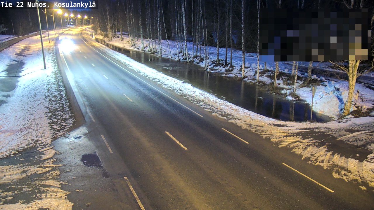 Kelikamerat Kuva Tie 22 Muhos, Kosulankylä, Muhos, Pohjois-Pohjanmaa