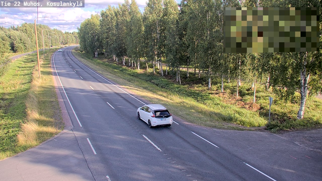 Kelikamerat Kuva Tie 22 Muhos, Kosulankylä, Muhos, Pohjois-Pohjanmaa