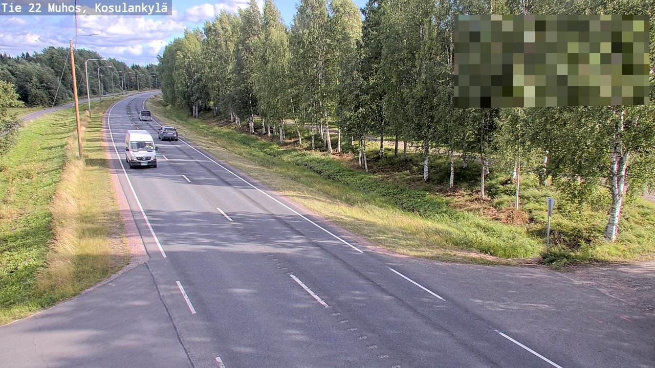 Kelikamerat Kuva Tie 22 Muhos, Kosulankylä, Muhos, Pohjois-Pohjanmaa