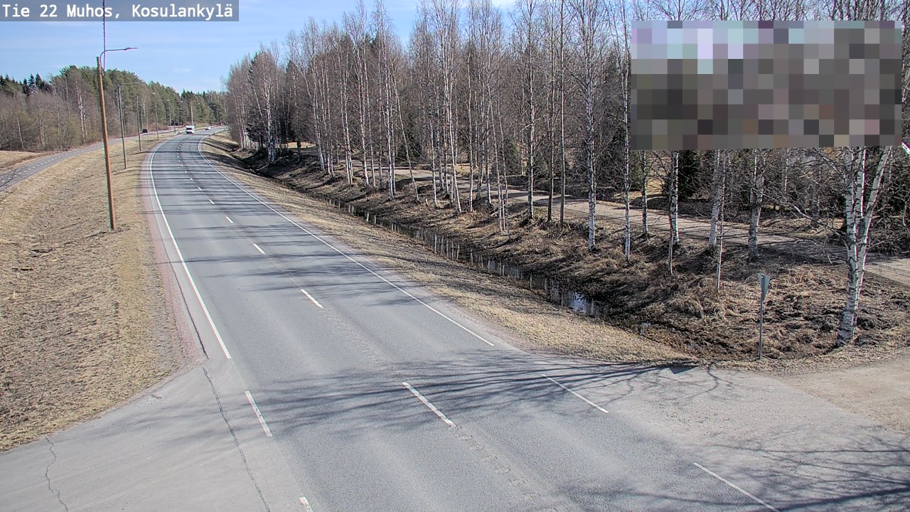 Kelikamerat Kuva Tie 22 Muhos, Kosulankylä, Muhos, Pohjois-Pohjanmaa