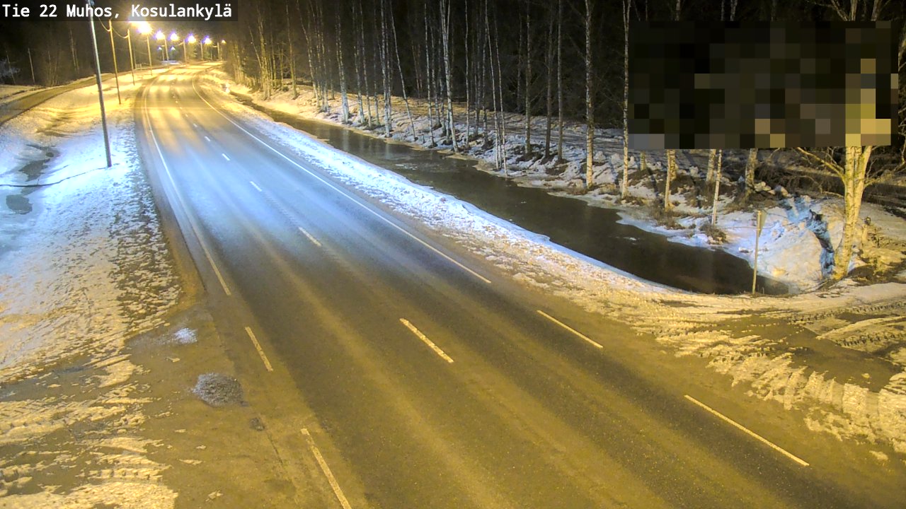 Kelikamerat Kuva Tie 22 Muhos, Kosulankylä, Muhos, Pohjois-Pohjanmaa