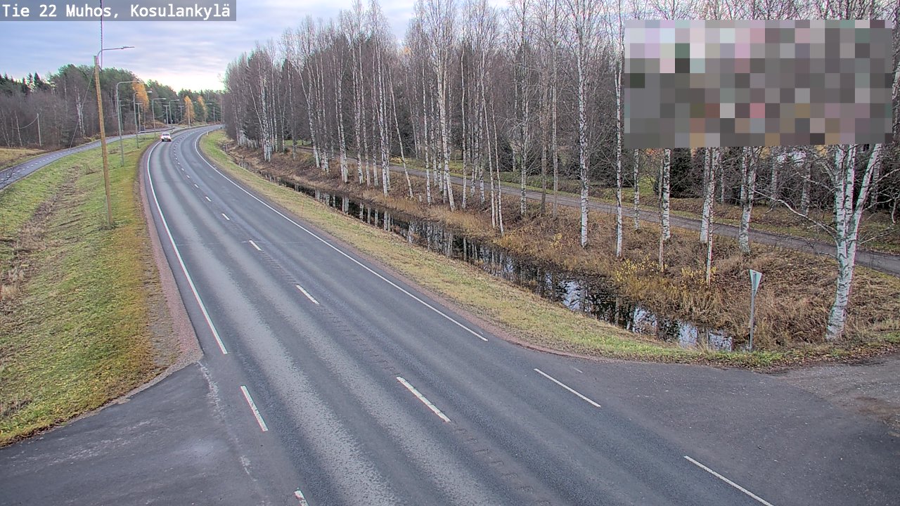 Kelikamerat Kuva Tie 22 Muhos, Kosulankylä, Muhos, Pohjois-Pohjanmaa