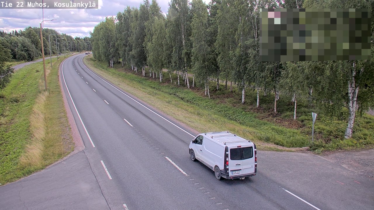 Kelikamerat Kuva Tie 22 Muhos, Kosulankylä, Muhos, Pohjois-Pohjanmaa