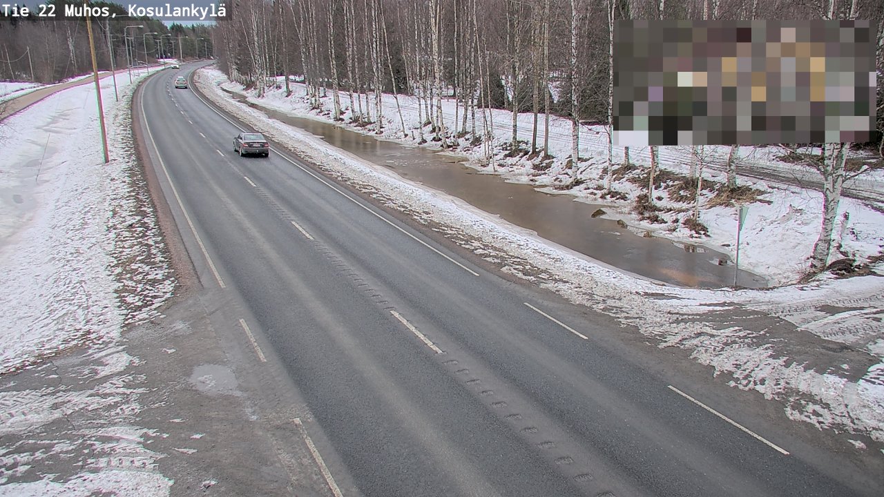 Kelikamerat Kuva Tie 22 Muhos, Kosulankylä, Muhos, Pohjois-Pohjanmaa