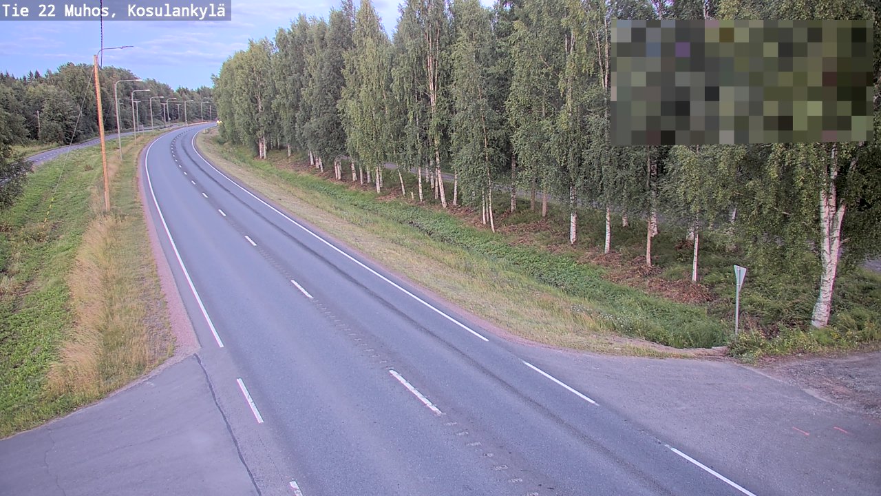 Kelikamerat Kuva Tie 22 Muhos, Kosulankylä, Muhos, Pohjois-Pohjanmaa
