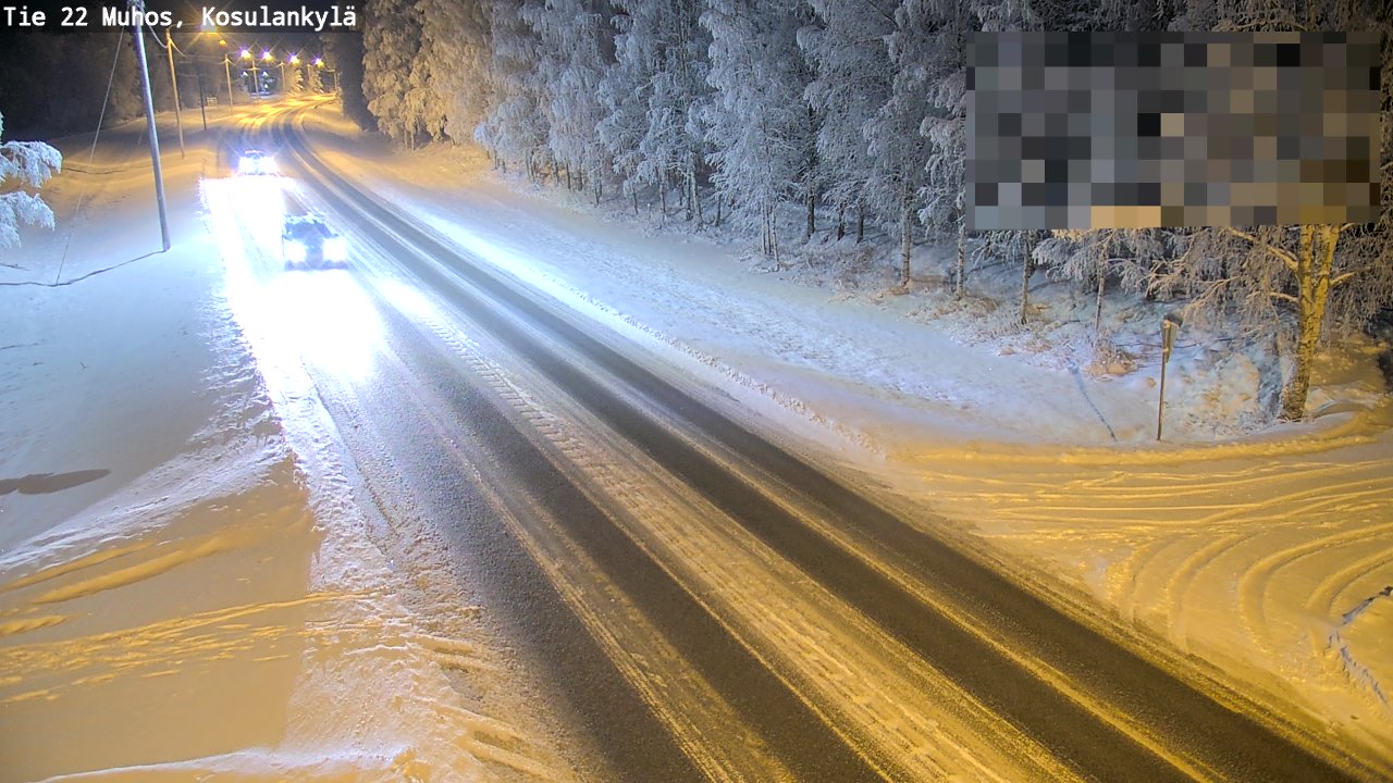 Kelikamerat Kuva Tie 22 Muhos, Kosulankylä, Muhos, Pohjois-Pohjanmaa