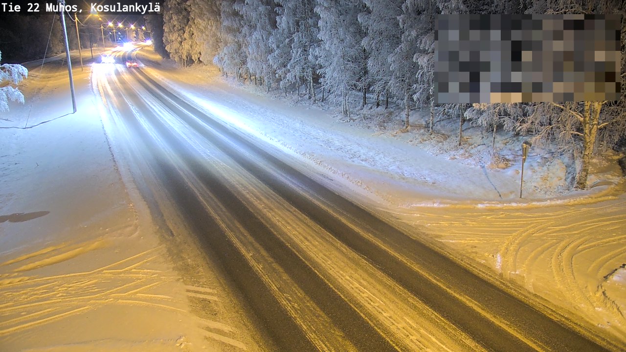 Kelikamerat Kuva Tie 22 Muhos, Kosulankylä, Muhos, Pohjois-Pohjanmaa