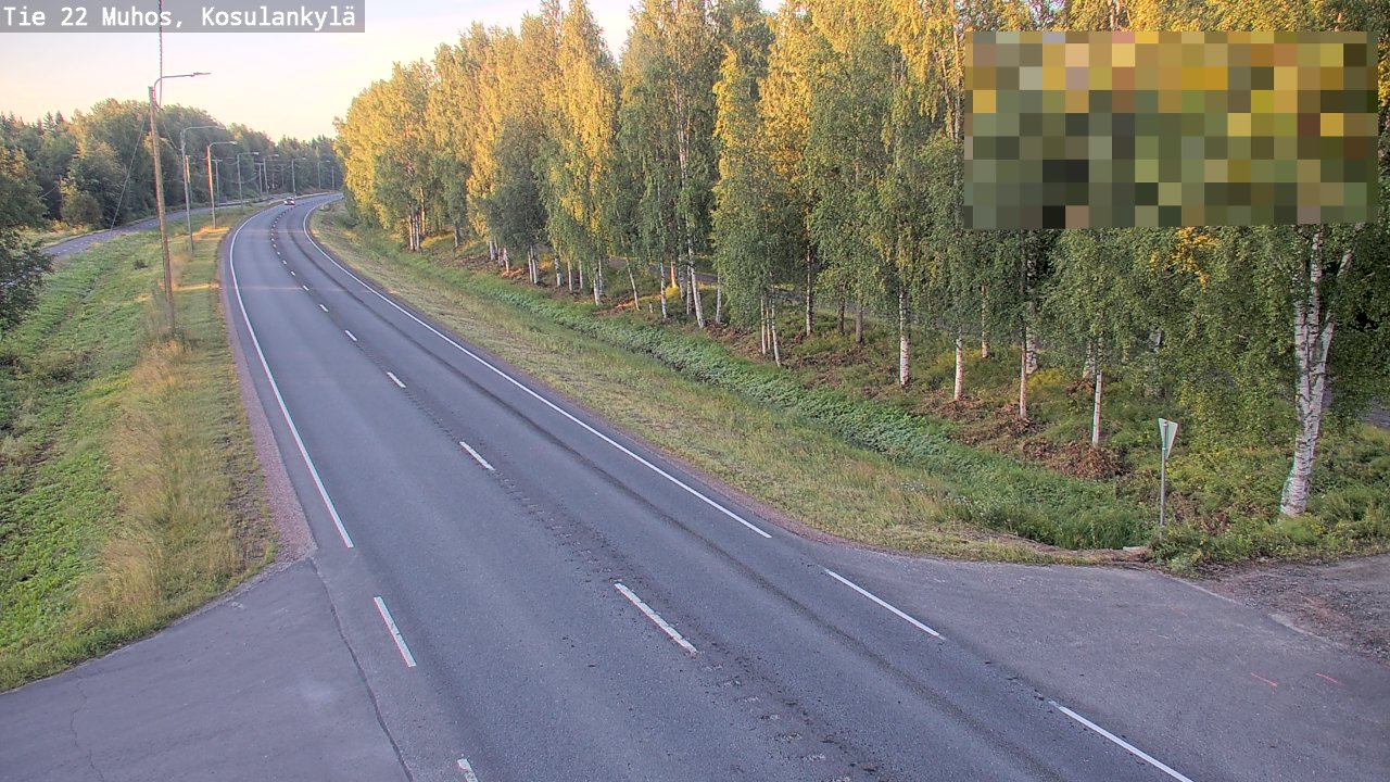 Kelikamerat Kuva Tie 22 Muhos, Kosulankylä, Muhos, Pohjois-Pohjanmaa