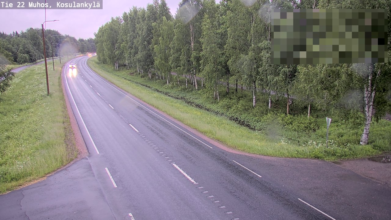 Kelikamerat Kuva Tie 22 Muhos, Kosulankylä, Muhos, Pohjois-Pohjanmaa