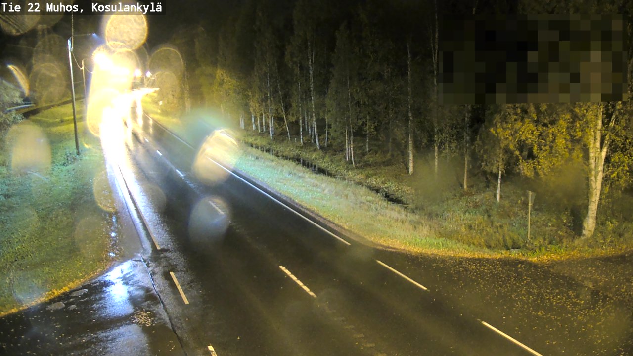 Kelikamerat Kuva Tie 22 Muhos, Kosulankylä, Muhos, Pohjois-Pohjanmaa