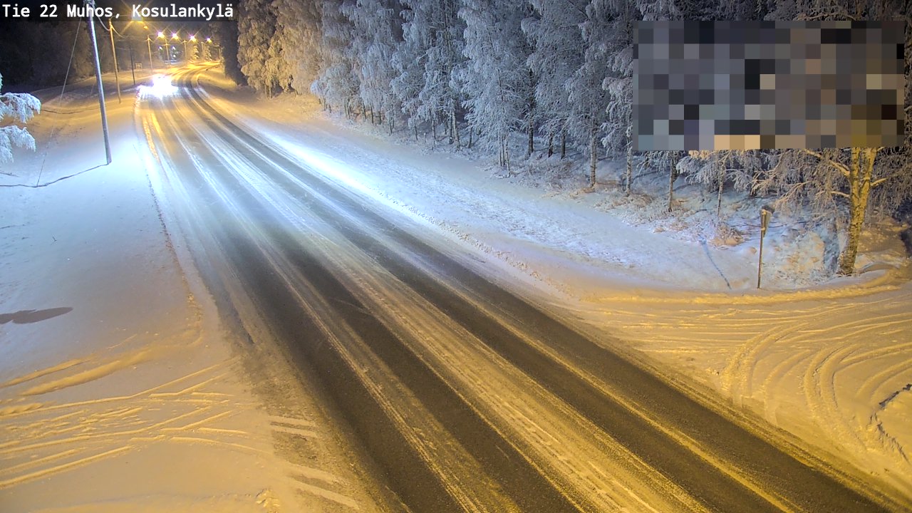 Kelikamerat Kuva Tie 22 Muhos, Kosulankylä, Muhos, Pohjois-Pohjanmaa
