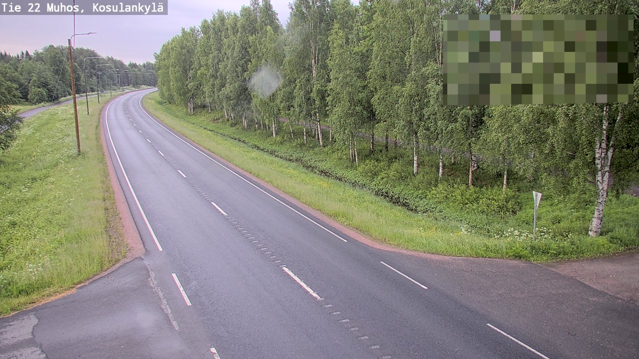 Kelikamerat Kuva Tie 22 Muhos, Kosulankylä, Muhos, Pohjois-Pohjanmaa