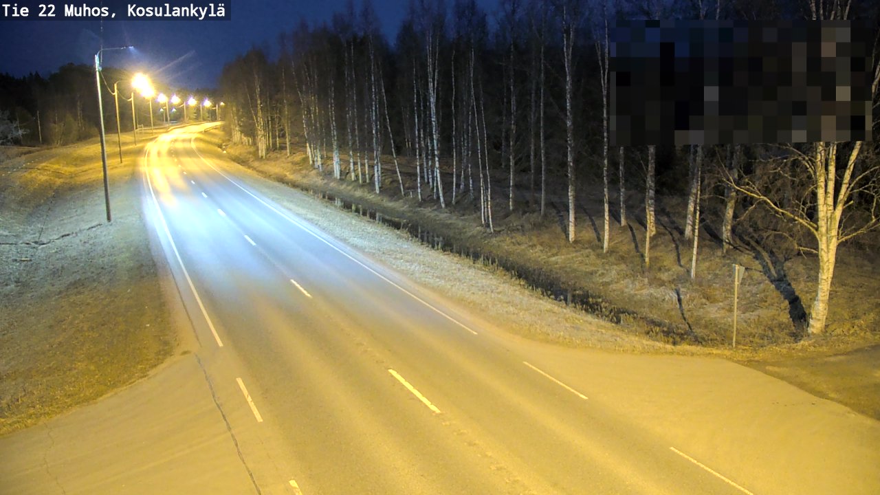 Kelikamerat Kuva Tie 22 Muhos, Kosulankylä, Muhos, Pohjois-Pohjanmaa