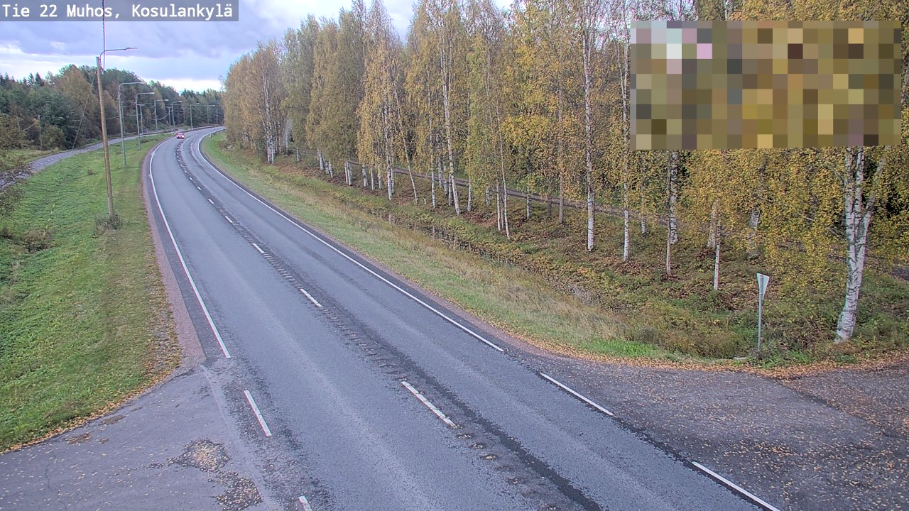Kelikamerat Kuva Tie 22 Muhos, Kosulankylä, Muhos, Pohjois-Pohjanmaa