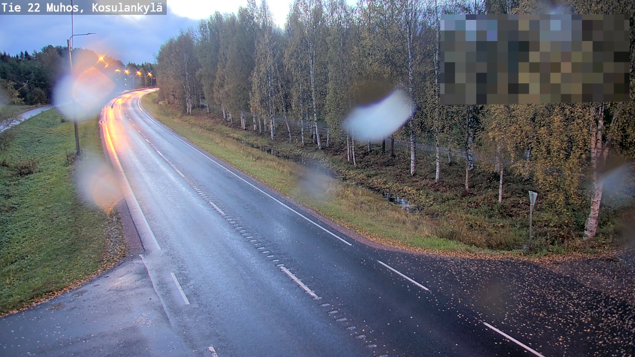 Kelikamerat Kuva Tie 22 Muhos, Kosulankylä, Muhos, Pohjois-Pohjanmaa