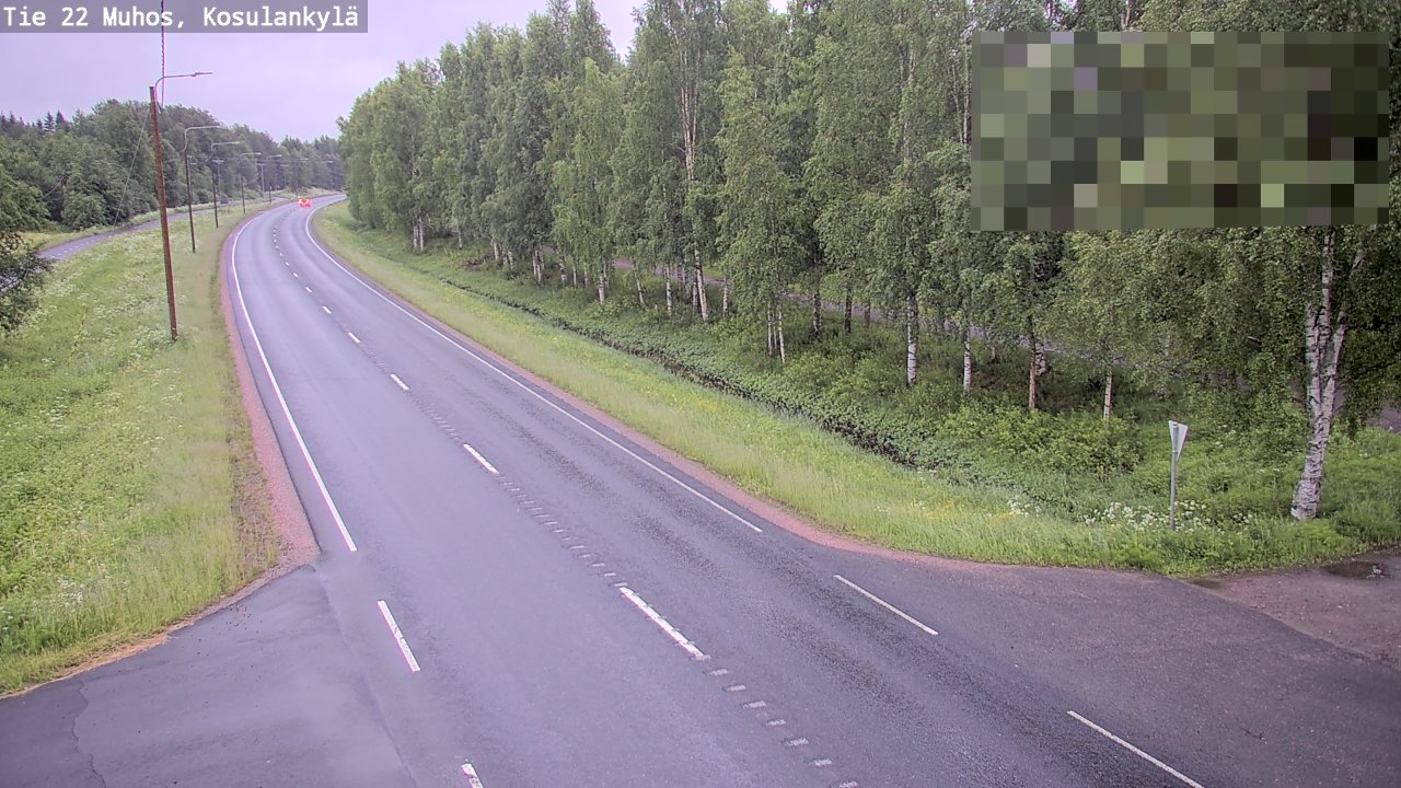Kelikamerat Kuva Tie 22 Muhos, Kosulankylä, Muhos, Pohjois-Pohjanmaa