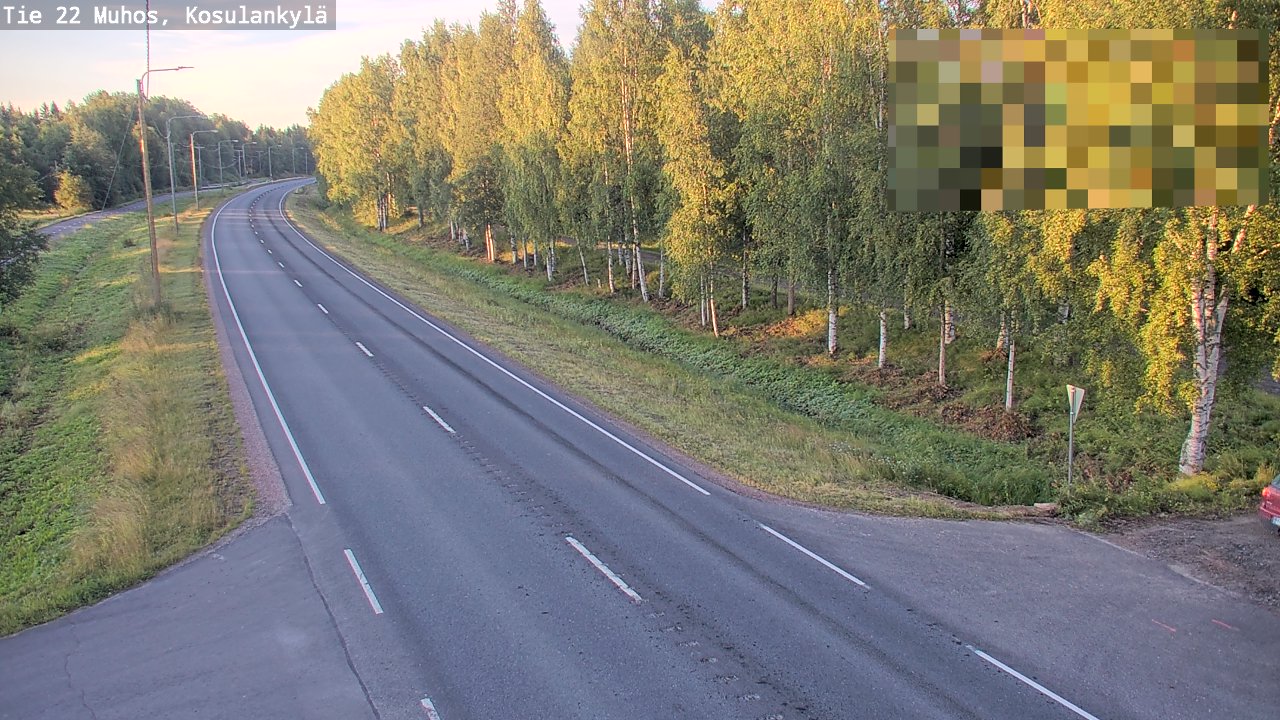 Kelikamerat Kuva Tie 22 Muhos, Kosulankylä, Muhos, Pohjois-Pohjanmaa