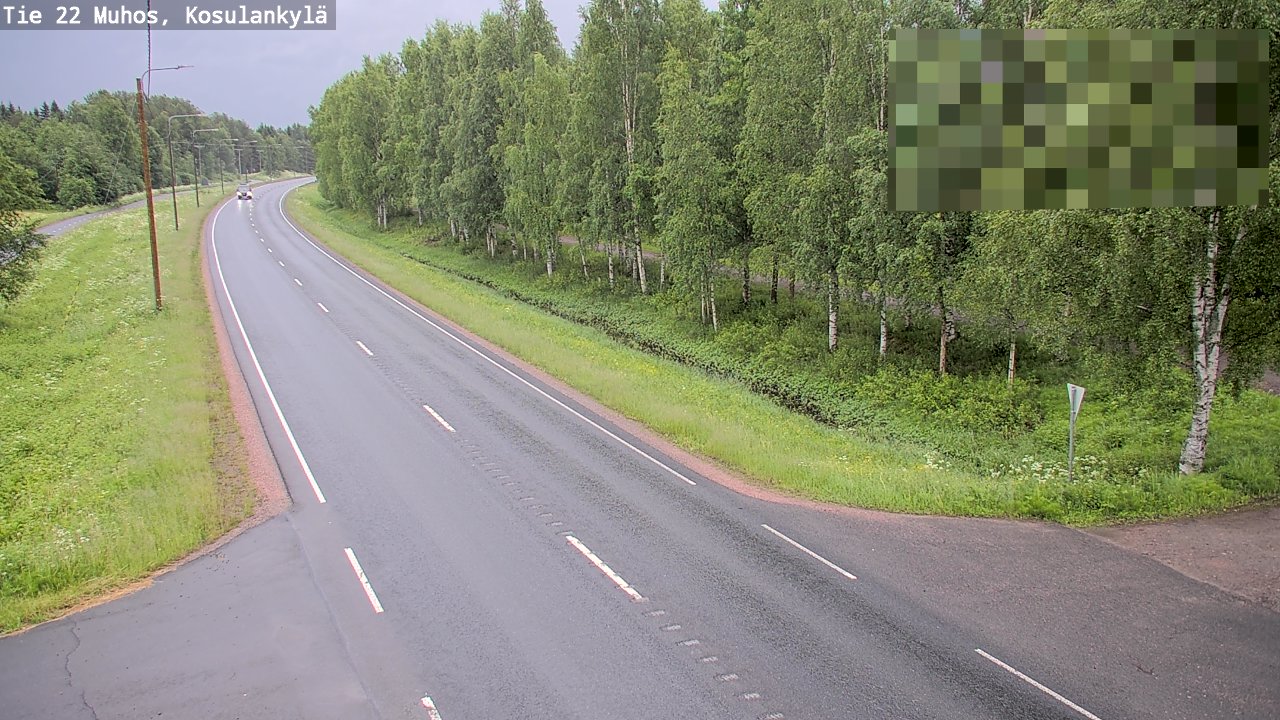 Kelikamerat Kuva Tie 22 Muhos, Kosulankylä, Muhos, Pohjois-Pohjanmaa