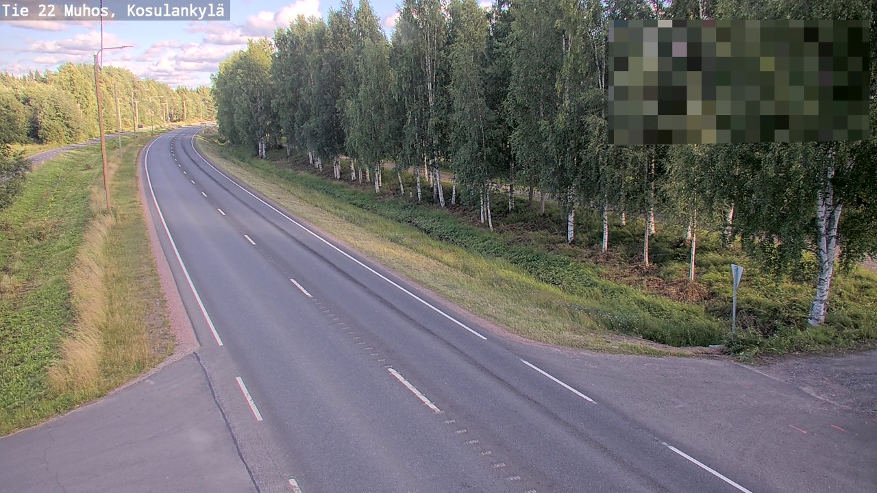 Kelikamerat Kuva Tie 22 Muhos, Kosulankylä, Muhos, Pohjois-Pohjanmaa
