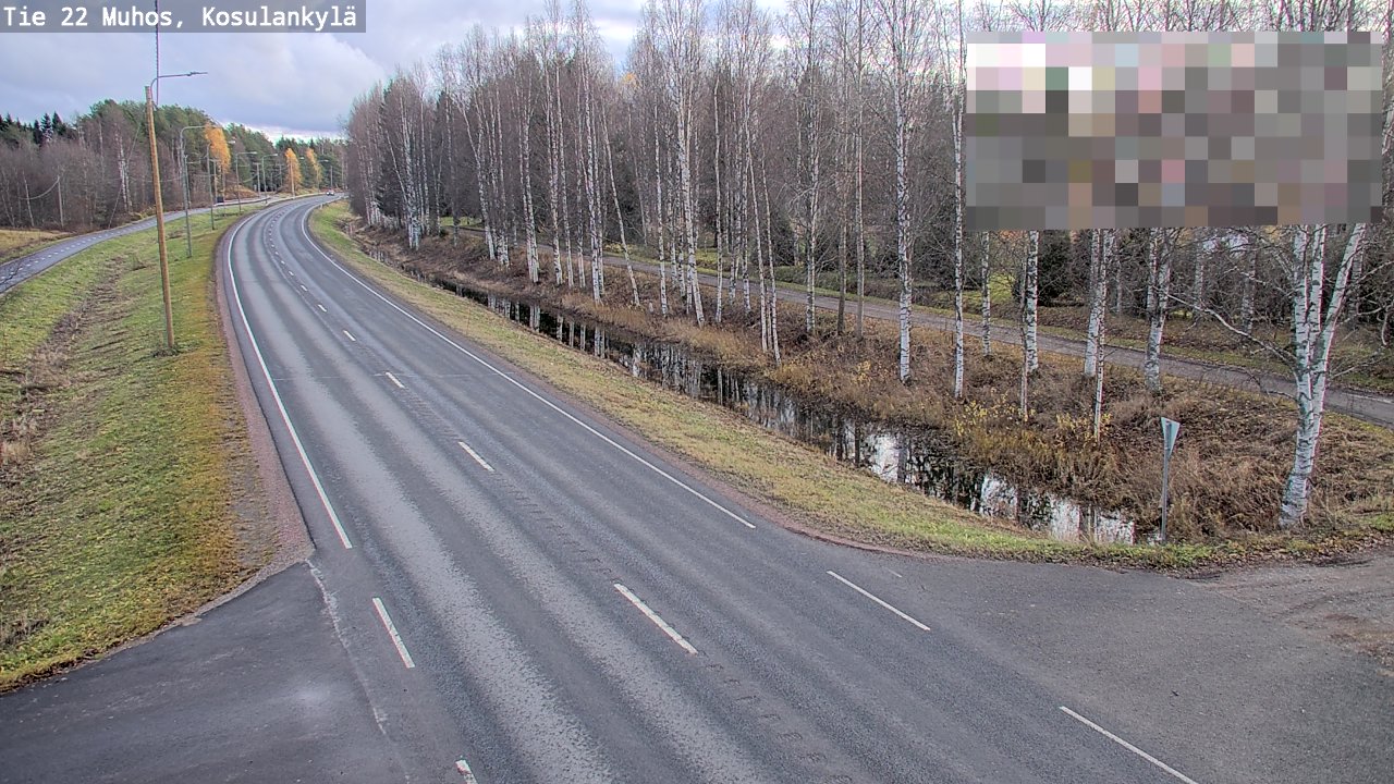 Kelikamerat Kuva Tie 22 Muhos, Kosulankylä, Muhos, Pohjois-Pohjanmaa