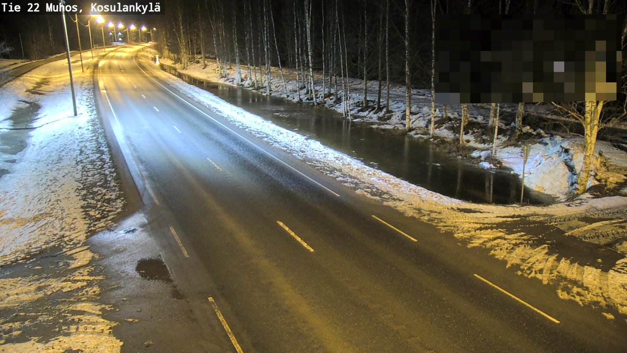 Kelikamerat Kuva Tie 22 Muhos, Kosulankylä, Muhos, Pohjois-Pohjanmaa