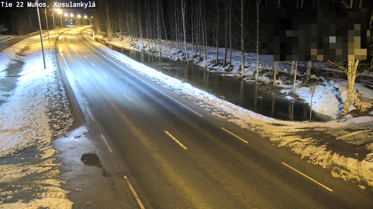 Kelikamerat Kuva Tie 22 Muhos, Kosulankylä, Muhos, Pohjois-Pohjanmaa