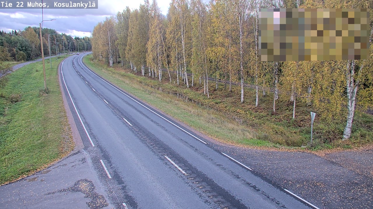 Kelikamerat Kuva Tie 22 Muhos, Kosulankylä, Muhos, Pohjois-Pohjanmaa