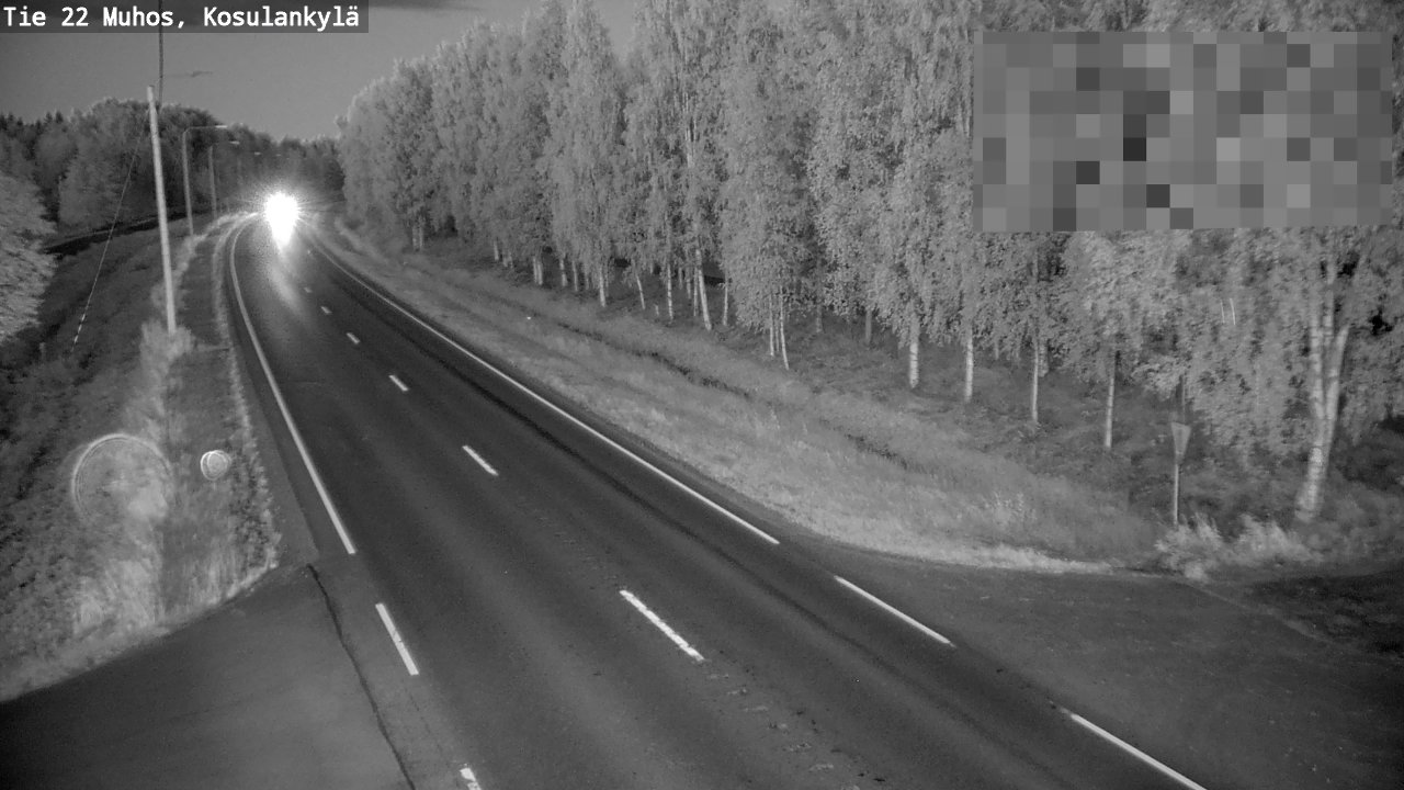 Kelikamerat Kuva Tie 22 Muhos, Kosulankylä, Muhos, Pohjois-Pohjanmaa