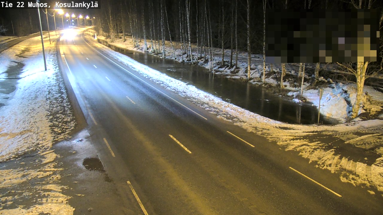 Kelikamerat Kuva Tie 22 Muhos, Kosulankylä, Muhos, Pohjois-Pohjanmaa