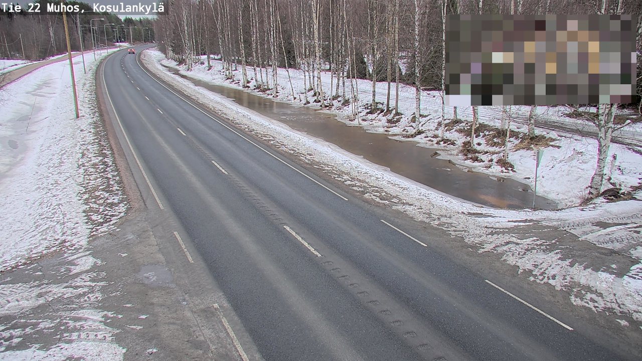 Kelikamerat Kuva Tie 22 Muhos, Kosulankylä, Muhos, Pohjois-Pohjanmaa