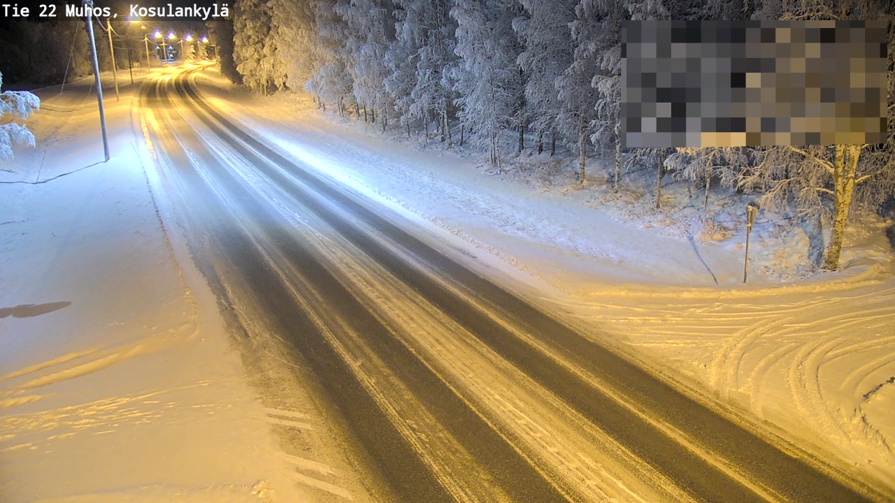 Kelikamerat Kuva Tie 22 Muhos, Kosulankylä, Muhos, Pohjois-Pohjanmaa