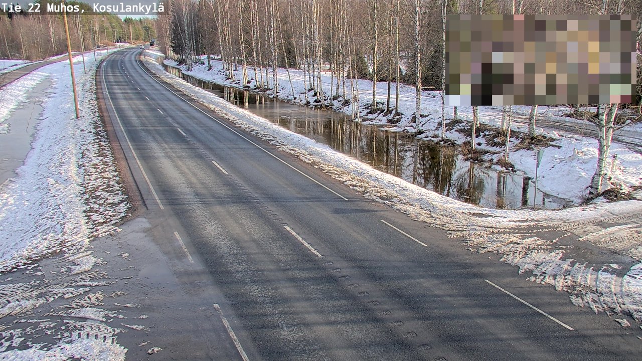 Kelikamerat Kuva Tie 22 Muhos, Kosulankylä, Muhos, Pohjois-Pohjanmaa