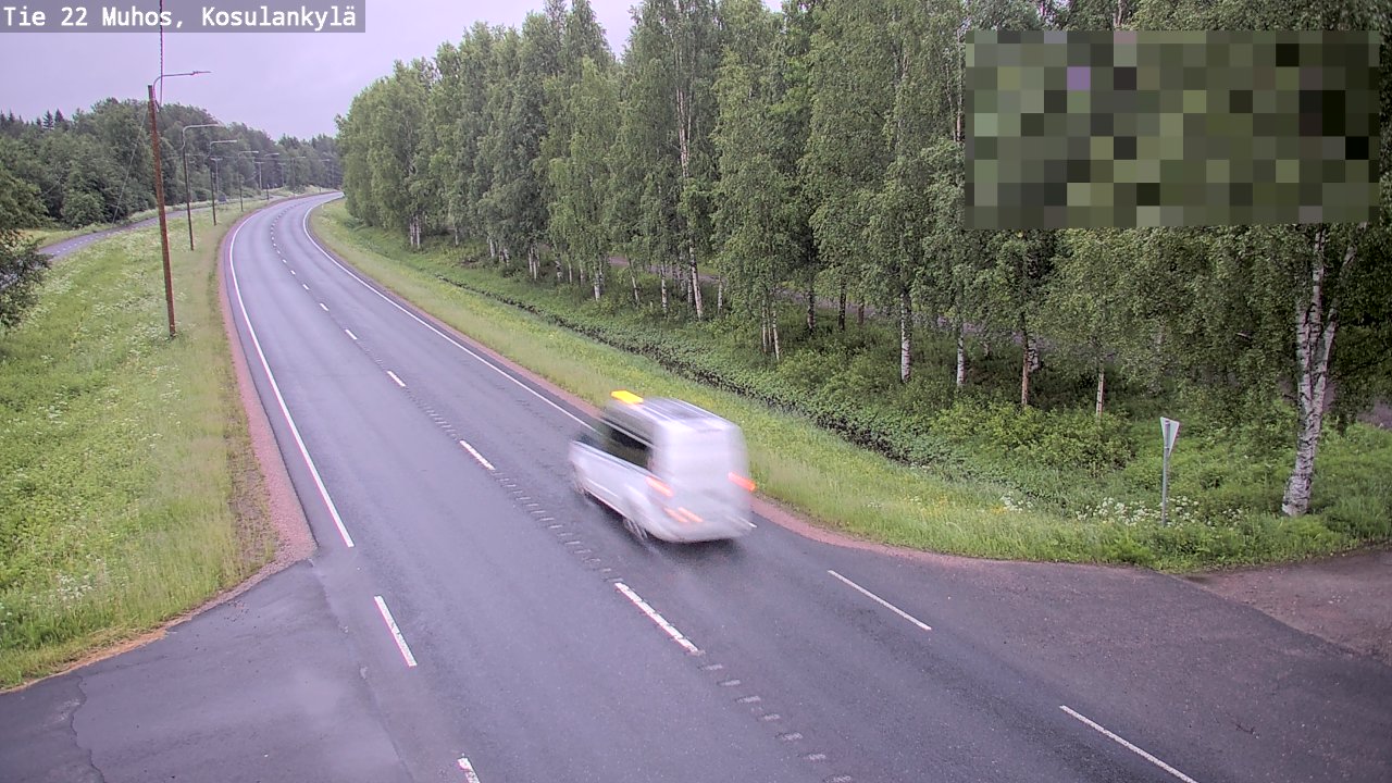 Kelikamerat Kuva Tie 22 Muhos, Kosulankylä, Muhos, Pohjois-Pohjanmaa